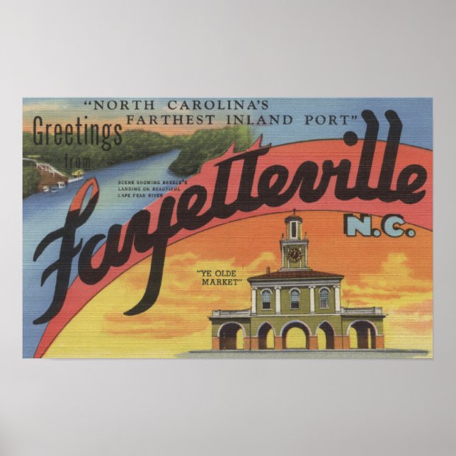 Stora Brev Scenes - Fayetteville, NC Poster (Framsidan)
