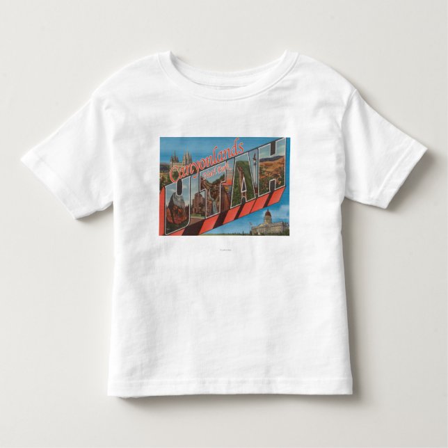 Stora brevplatser - Canyonlands nationalpark, UT Tee Shirt (Framsida)