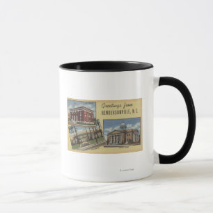 Stora brevplatser - Hendersonville, NC Mugg