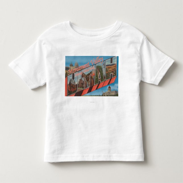 Stora brevplatser - monumentdal, UT T-shirt (Framsida)