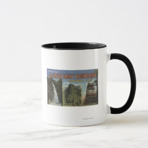 Stora brevplatser - rökiga Mts. Nationalpark TN 2 Mugg