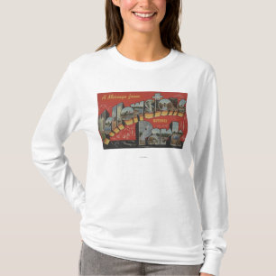 Stora brevplatser - Yellowstone nationalpark, WY Tee