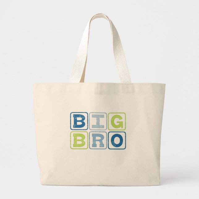 STORA BRO - Storebrorkvarterbokstäver Jumbo Tygkasse (Framsidan)