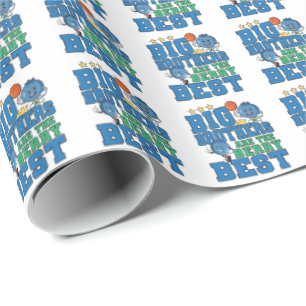 Stora bröder är de bäst - blåbärspun presentpapper