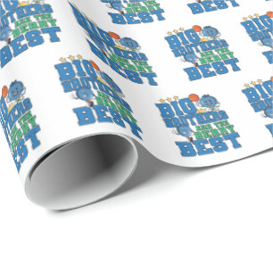 Stora bröder är de bäst - blåbärspun presentpapper