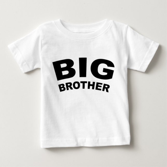 Stora brodern ansvar Uppflyttad till storebror T Shirt (Framsida)