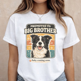 Stora Bror Annonsering Hund Bebis Avslöjande T Shirt
