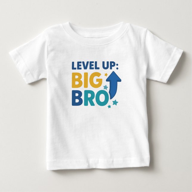 Stora Bror Cool och Lekfull Storebror T Shirt (Framsida)
