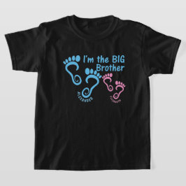 Stora Bror Lilla Syster Fotspår T Shirt