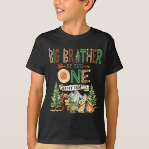 Stora bror till den lyckliga campisten 1-årsdag t shirt