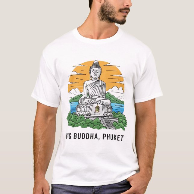 Stora Buddha, Phuket T Shirt (Framsida)