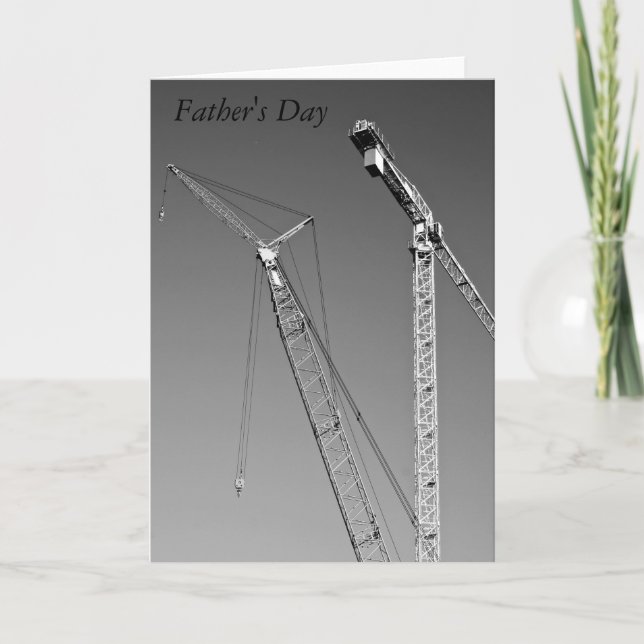 Stora Cranes Fars dag-kort Kort (Framsida)