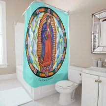 Stora Dam i Guadalupe White Shower Curtain
