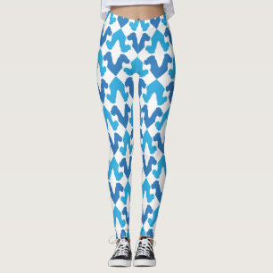 Stora danska blå leggings