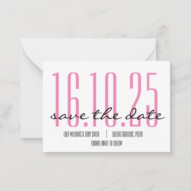 Stora datum Inbjudan (Framsida)