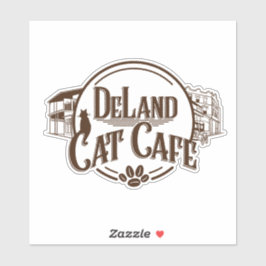 Stora dekaler i LOGOTYPEN "De Land Cat Cafe"