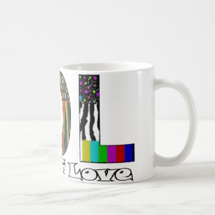 Stora delar av Kärlek Kaffemugg