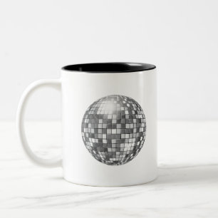 stora disco boll Två-Tonad mugg