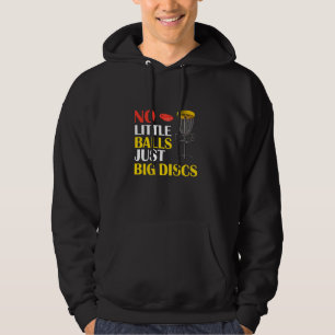 Stora diskar, inga små Bollar-funna golf Hoodie
