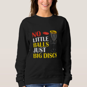 Stora diskar, inga små Bollar-funna golf T Shirt