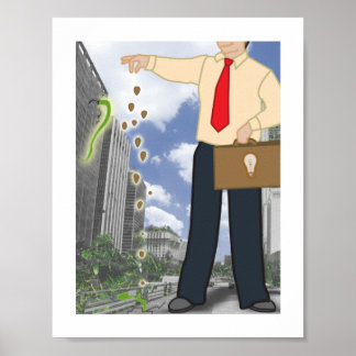 Stora drömmar är i små frön. poster