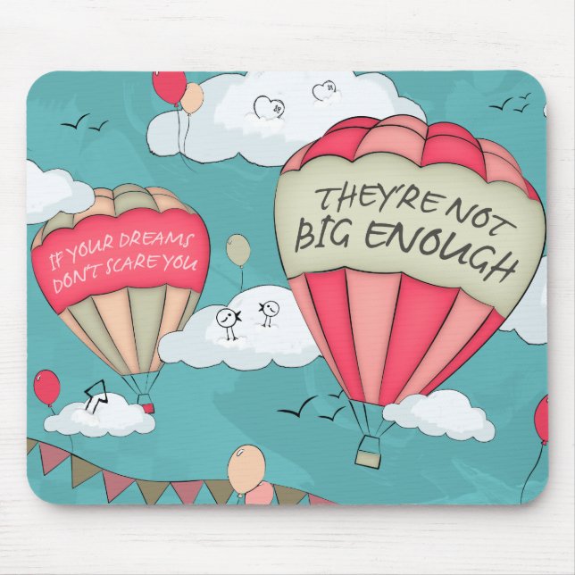 Stora drömmar musmatta (Framsidan)