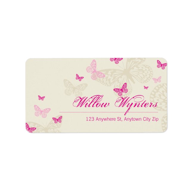 STORA ETIKETT SÄLAR: Smördjur 4 Adressetikett (Framsidan)