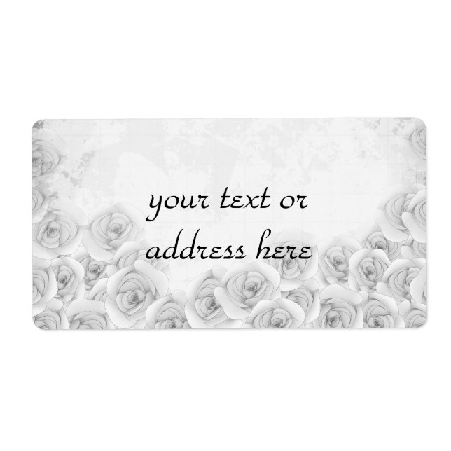 Stora etiketter för Antique ro Fraktsedel (Framsidan)