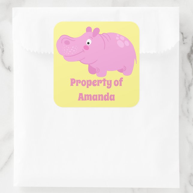 Stora etiketter för flickor (Väska)