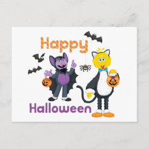Stora Fågeln och Greven Gott Halloween Vykort