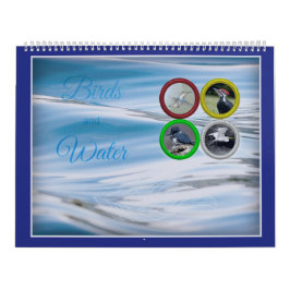 Stora fåglar och vatten (- storleksanpassat) kalender