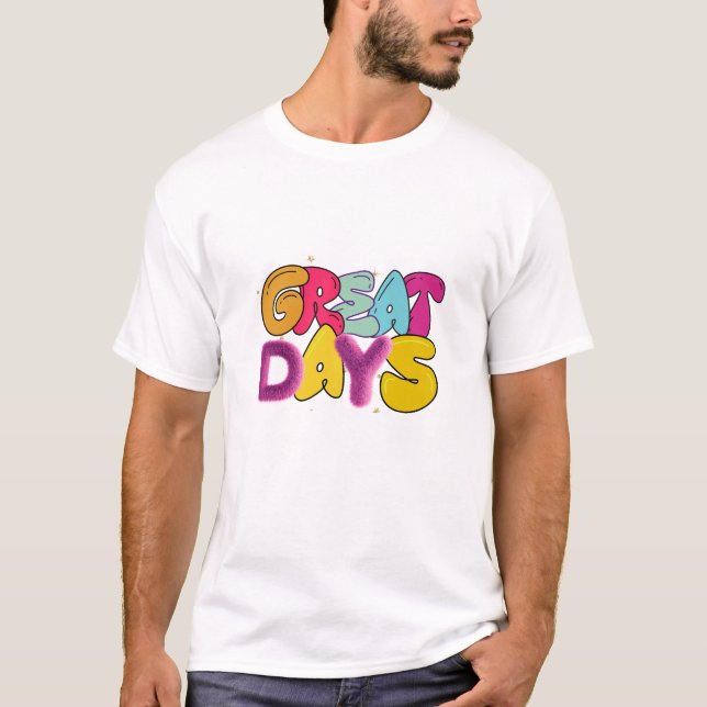 Stora färger  t shirt (Framsida)