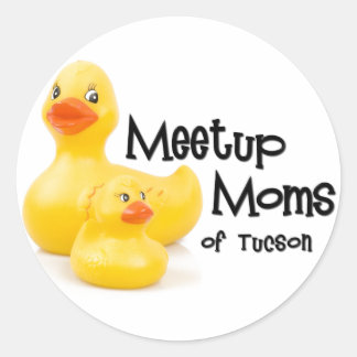 Stora fästingar (6) runt klistermärke