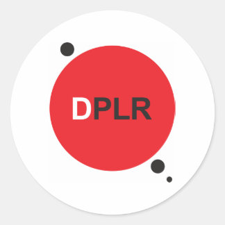 Stora fästpunkter runt klistermärke