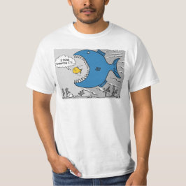 Stora fiskar som äter ett mindre Tanktop T Shirt