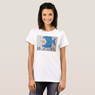 Stora fiskar som äter mindre fisk t shirt