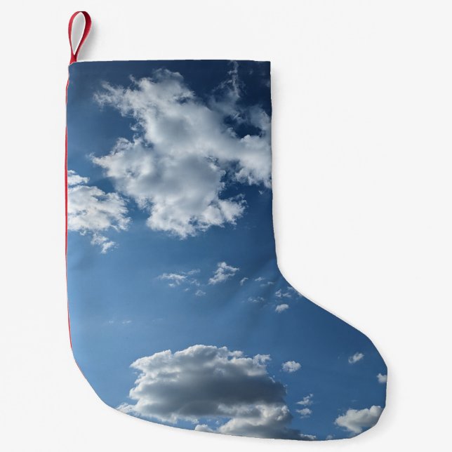 Stora fläckar på molnet liten julstrumpa (Framsidan)