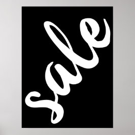 Stora försäljningsskyltar, 18 x 24 svartvitt och s poster