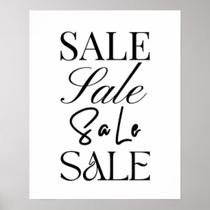 Stora försäljningsskyltar, Boutique Sale Poster