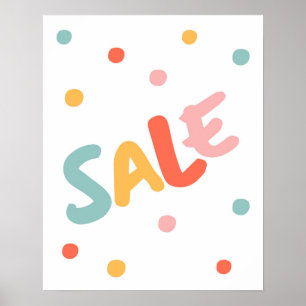 Stora försäljningsskyltar, Boutique Sale Poster