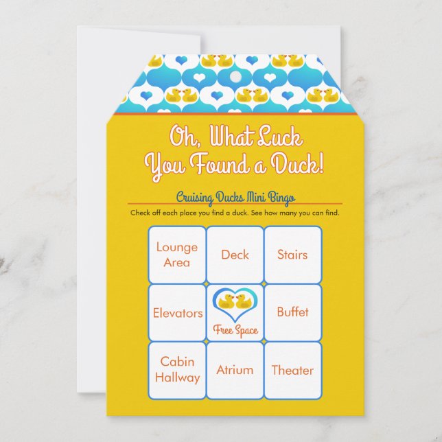 Stora förtryckta Märkre av Ankor med Bingo (Framsida)