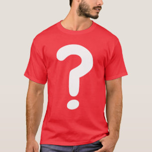 Stora frågetecken gissar vem som spelar kostume Sh T Shirt
