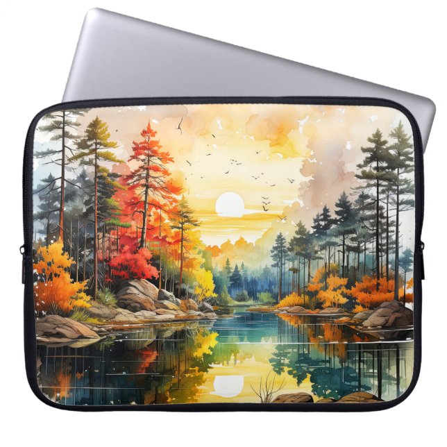 Stora friluftslivet laptop fodral (Framsidan)