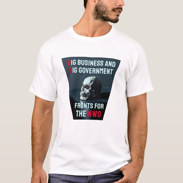 Stora fronter (ljus) T-Shirt (Framsida)