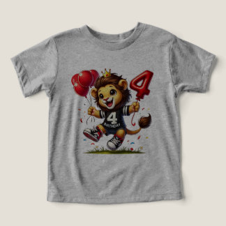 Stora fyra Firande: Lejon med ballonger T Shirt