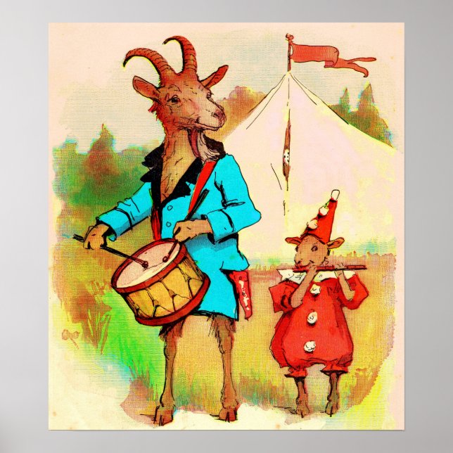 stora geten lilla geten musiker poster (Framsidan)