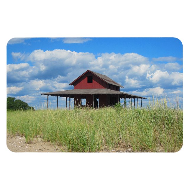 Stora Grass Island Magnet (Horisontell)