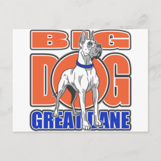 Stora Great dane Vykort