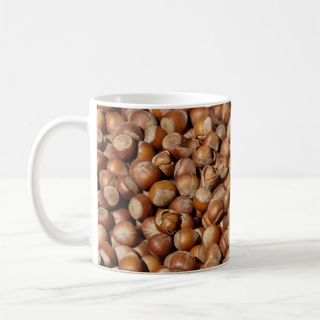 Stora hasselnötter i Snäckor Kaffemugg (Vänster)