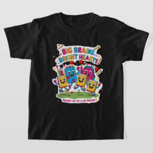 Stora hjärnor, ljusa hjärtan - 1:a och 2:a baksida t shirt